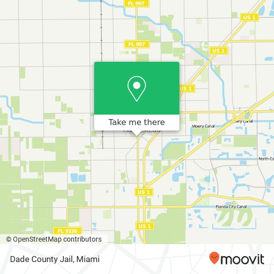 Dade County  Jail map