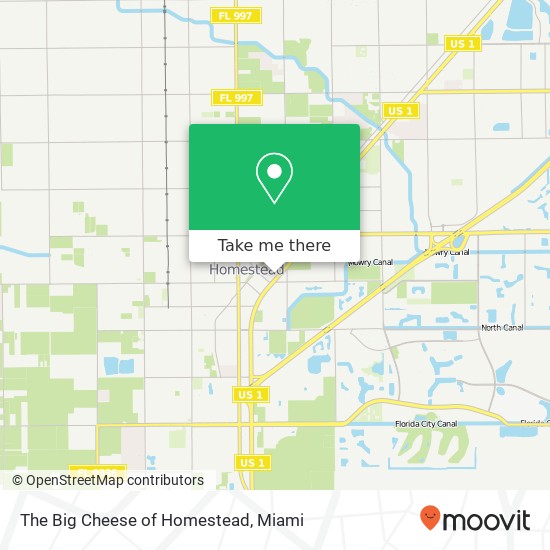 The Big Cheese of Homestead map