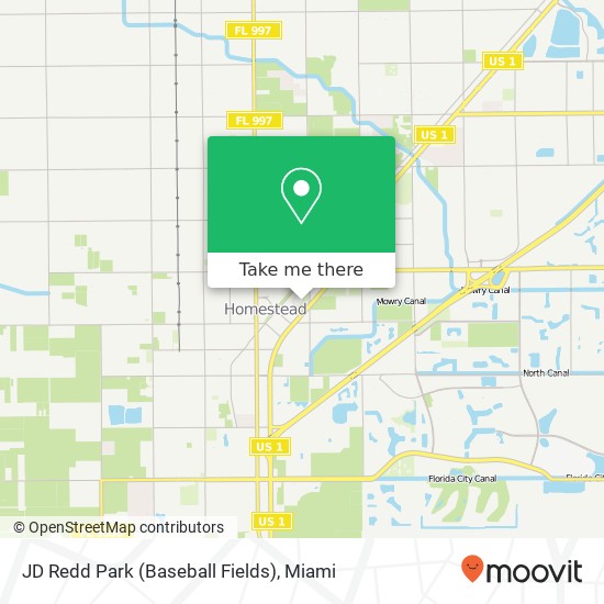 JD Redd Park (Baseball Fields) map