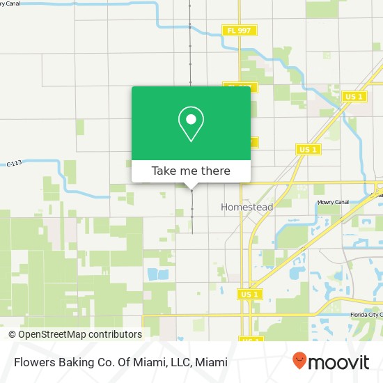 Flowers Baking Co. Of Miami, LLC map