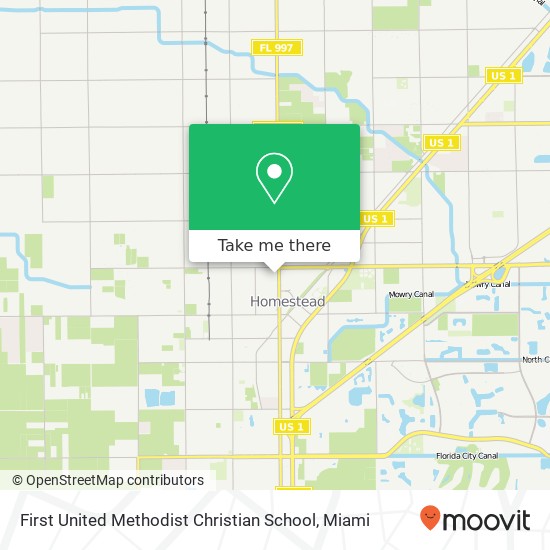 First United Methodist Christian School map