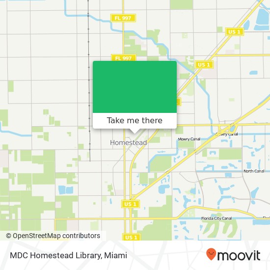 Mapa de MDC Homestead Library