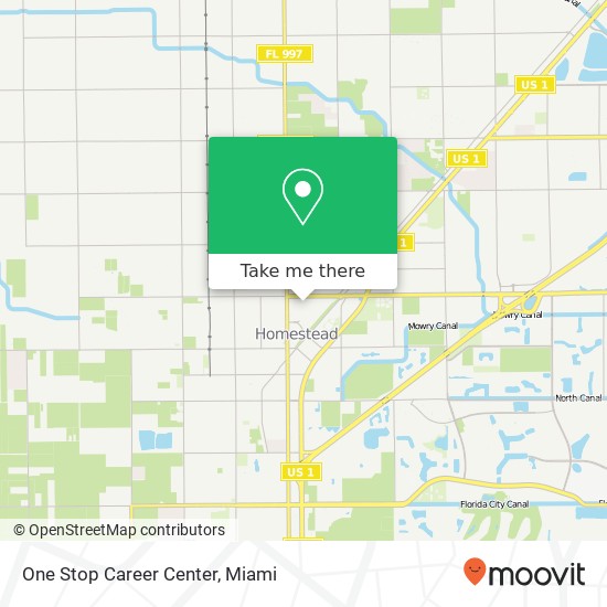Mapa de One Stop Career Center