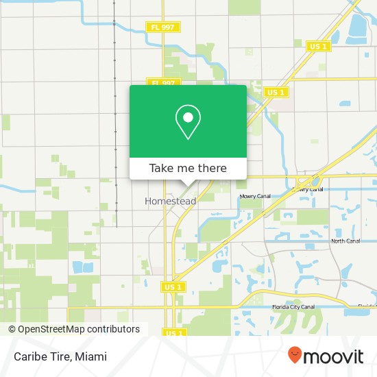 Caribe Tire map