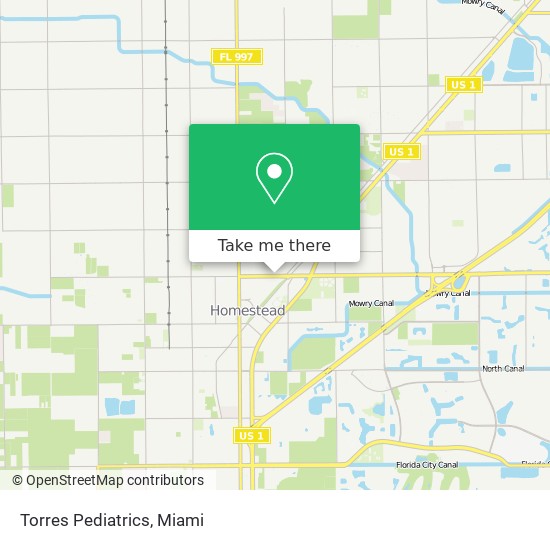 Torres Pediatrics map