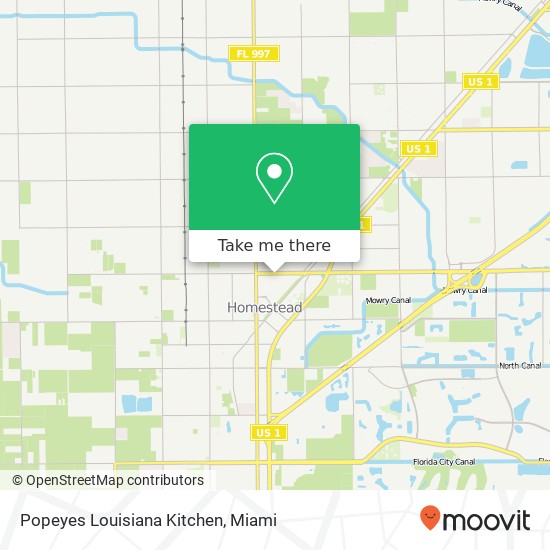 Popeyes Louisiana Kitchen map