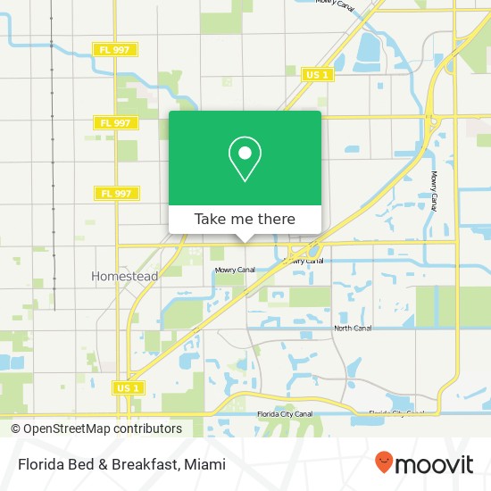 Florida Bed & Breakfast map