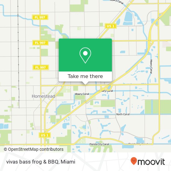 vivas bass frog & BBQ map