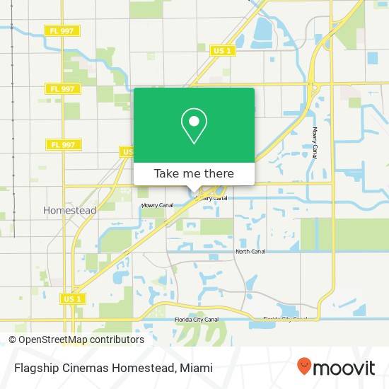 Flagship Cinemas Homestead map