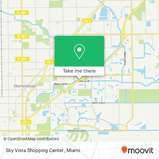 Sky Vista Shopping Center. map