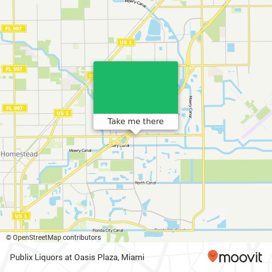 Publix Liquors at Oasis Plaza map