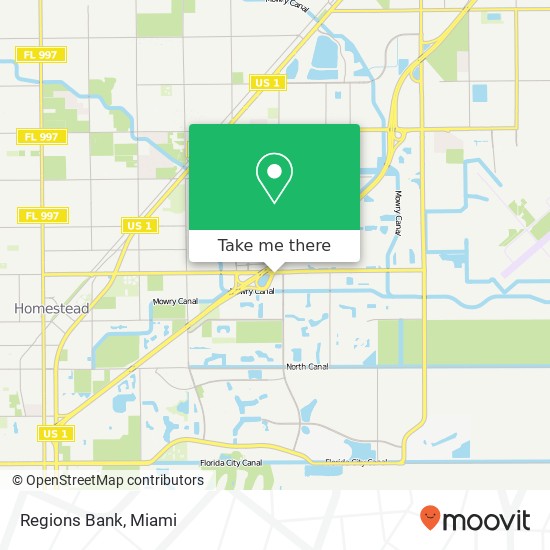 Regions Bank map