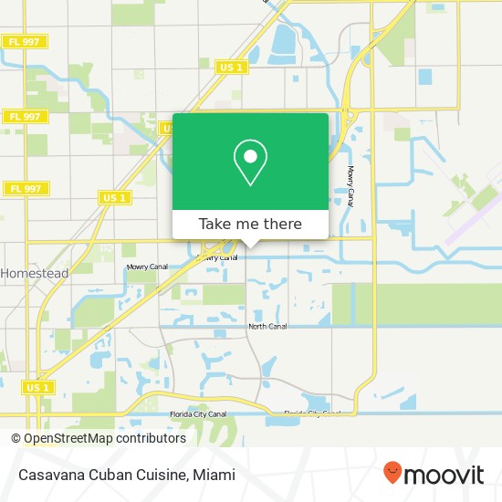 Casavana Cuban Cuisine map