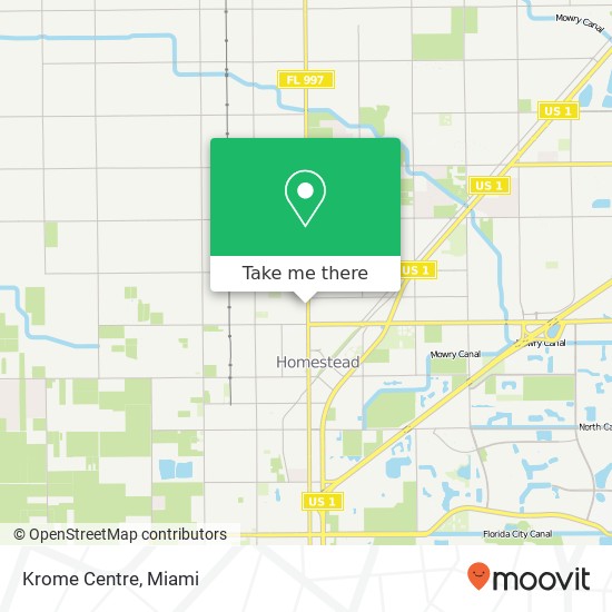 Krome Centre map