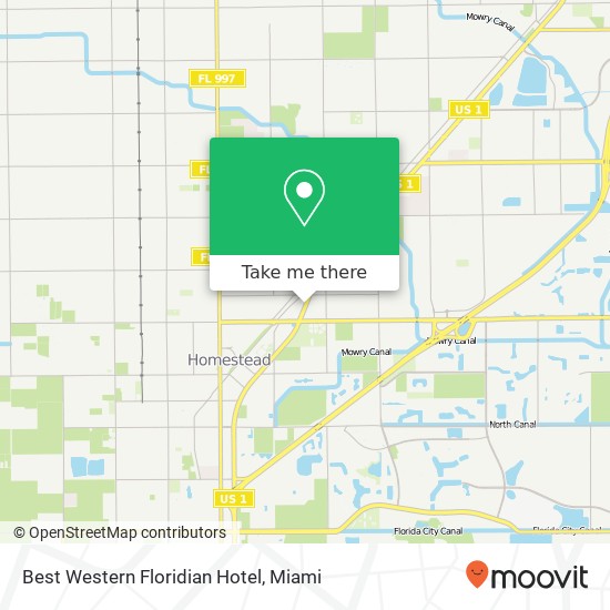 Mapa de Best Western Floridian Hotel