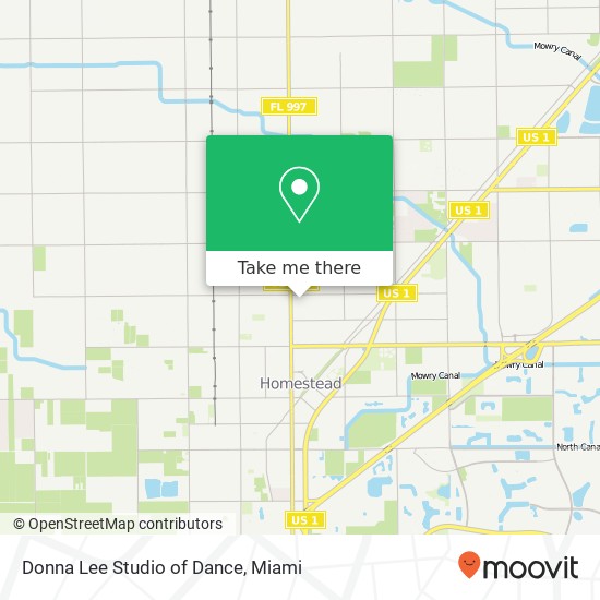 Donna Lee Studio of Dance map