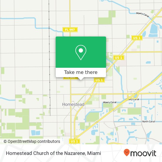 Mapa de Homestead Church of the Nazarene