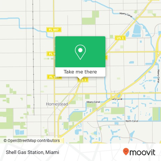 Shell Gas Station map