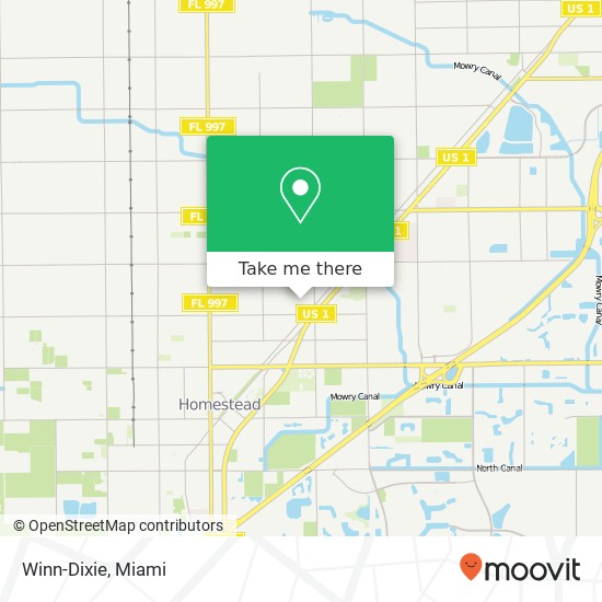 Winn-Dixie map