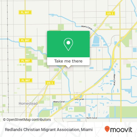 Mapa de Redlands Christian Migrant Association