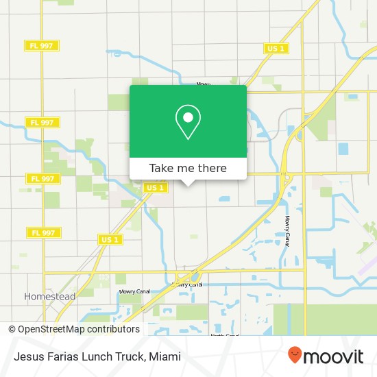 Mapa de Jesus Farias Lunch Truck