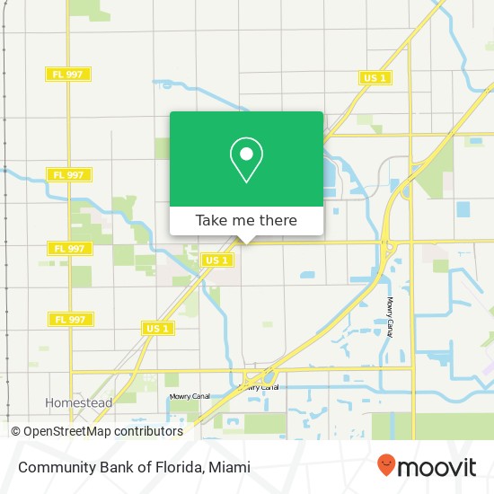 Community Bank of Florida map