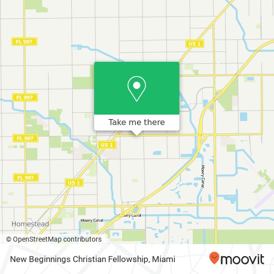 Mapa de New Beginnings Christian Fellowship