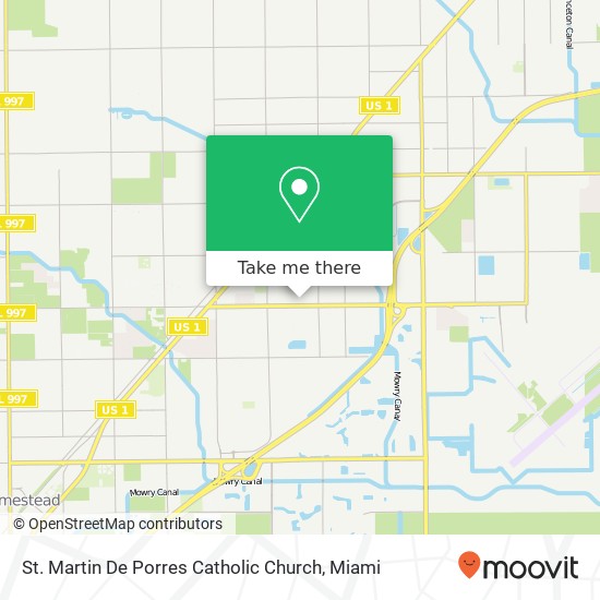 St. Martin De Porres Catholic Church map