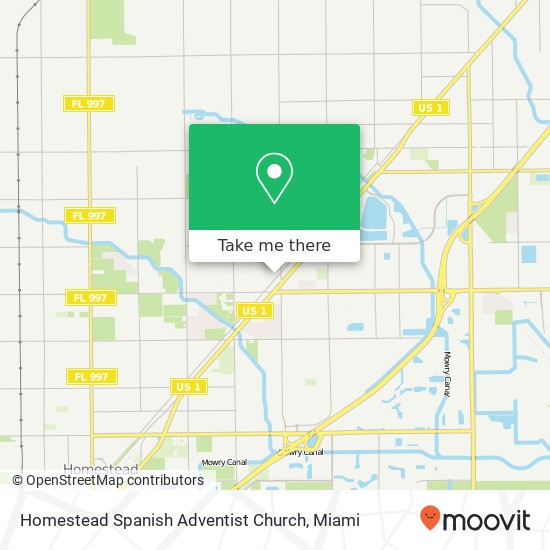 Mapa de Homestead Spanish Adventist Church