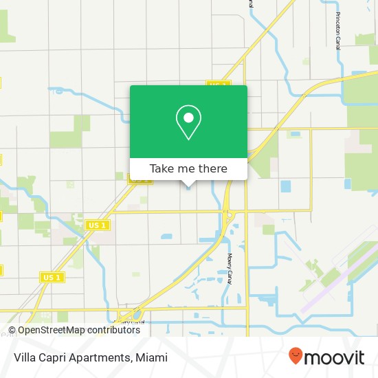 Villa Capri Apartments map