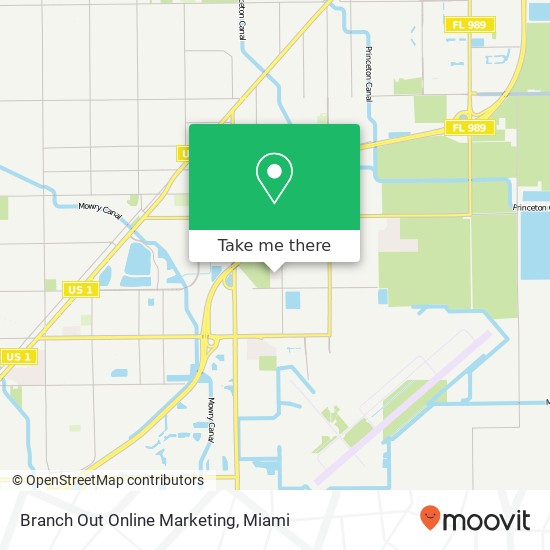 Branch Out Online Marketing map