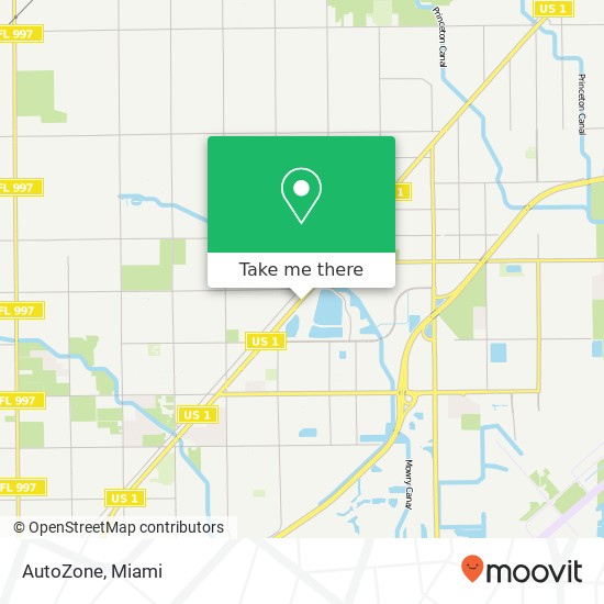 AutoZone map