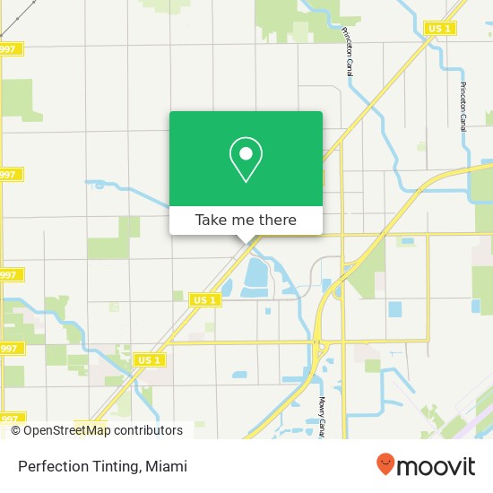 Mapa de Perfection Tinting