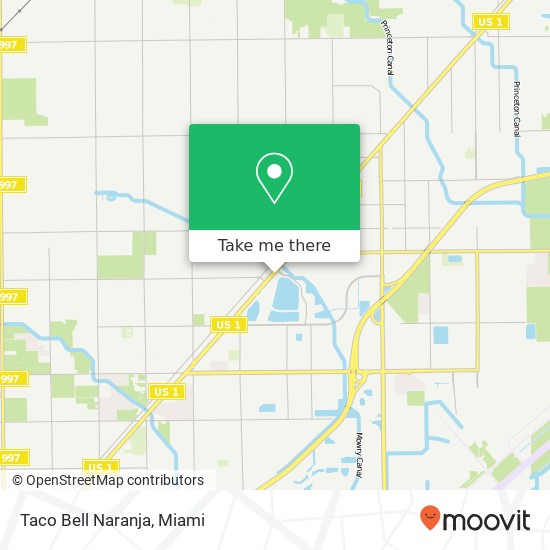 Taco Bell Naranja map