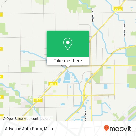 Advance Auto Parts map