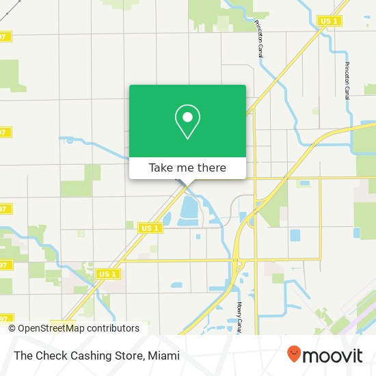 The Check Cashing Store map