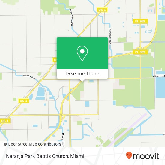 Mapa de Naranja Park Baptis Church