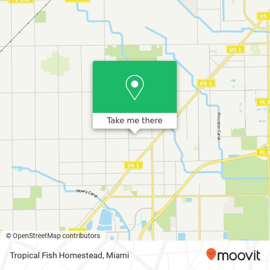 Mapa de Tropical Fish Homestead