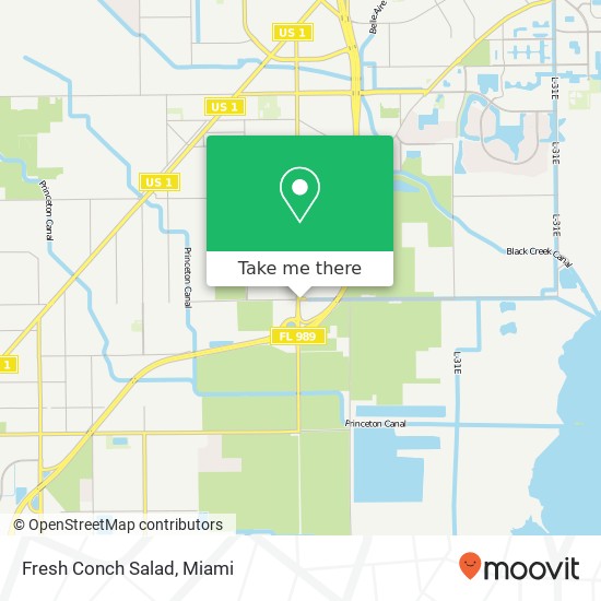 Mapa de Fresh Conch Salad