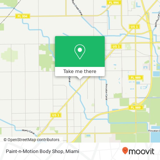 Paint-n-Motion Body Shop map