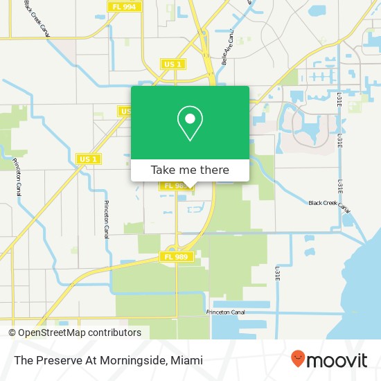 The Preserve At Morningside map