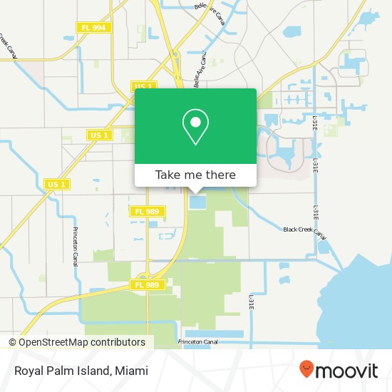 Royal Palm Island map