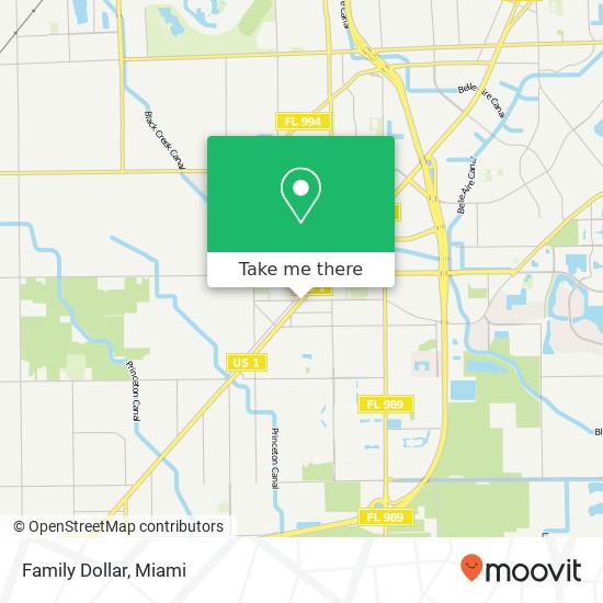 Family Dollar map