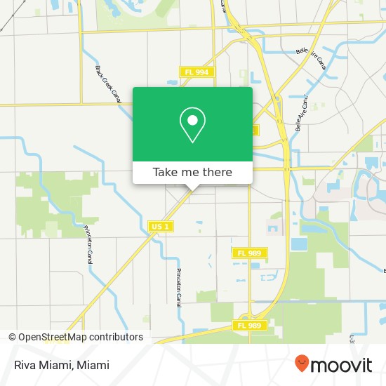 Mapa de Riva Miami