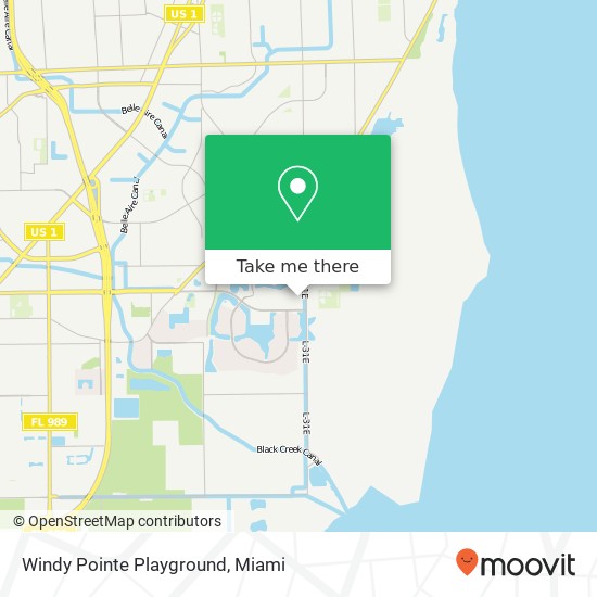 Mapa de Windy Pointe Playground