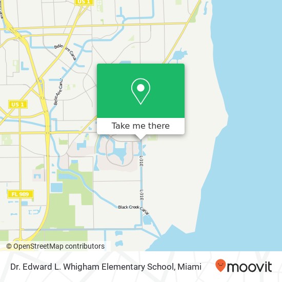 Mapa de Dr. Edward L. Whigham Elementary School