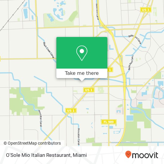 O'Sole Mio Italian Restaurant map