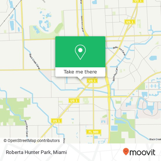 Roberta Hunter Park map