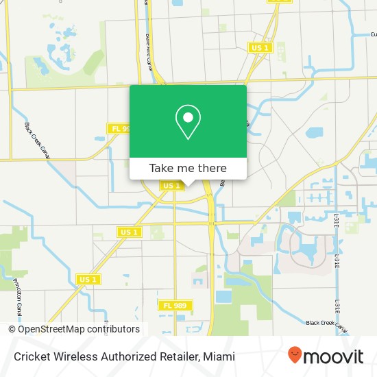 Cricket Wireless Authorized Retailer map