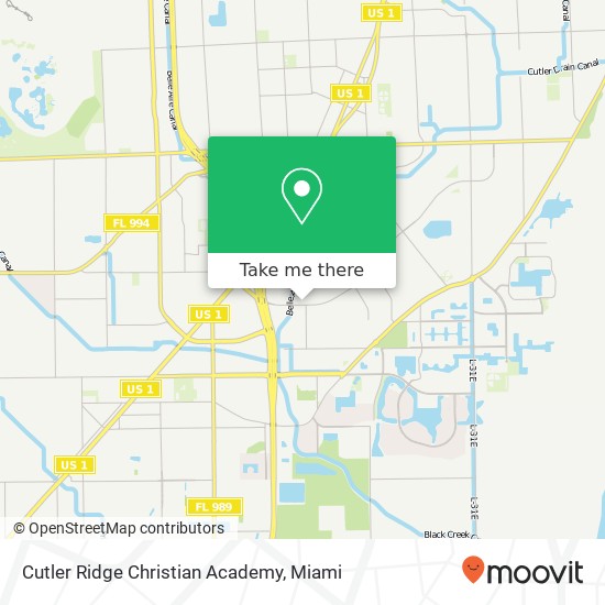 Cutler Ridge Christian Academy map